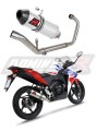 impianto di scarico completo con silenziatore DOMINATOR Full System HP3 adatto alla moto Honda CBR 125 R 2011 - 2018 6
