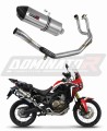 impianto di scarico completo con silenziatore DOMINATOR Full System HP7 adatto alla moto Honda CRF 1000L Africa Twin 2016 - 2019 6