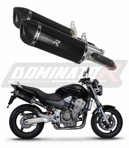 Honda CB 900F HORNET 2002 - 2007 EXHAUST Muffler Auspuff Sportauspuff Silencer Echappement Silencieux Scarico Scarichi Marmitta Escape Wydech Tłumik HP1 BLACK Dominator Exhaust System x