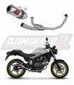 impianto di scarico completo con silenziatore DOMINATOR Full System GP adatto alla moto Honda VTR 250 2009 - 2015 6