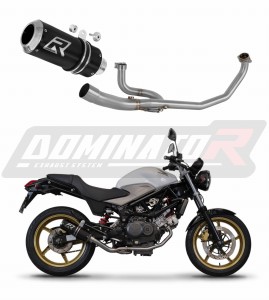 Honda VTR 250 2009 - 2015 Sistema di scarico Collettori Marmitta Silenziatore GP NERO + dB killer