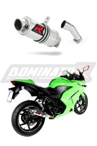 Kawasaki ZX250R 2008 - 2012 Terminale di Scarico Marmitta Silenziatore GP1 + dB killer medium
