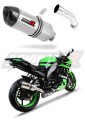 ZX10R EXHAUST Kawasaki Muffler Auspuff Sportauspuff Silencer Echappement Silencieux Scarico Scarichi Escape Wydech Tłumik Carbon Tip HP1 2008 - 2010 Dominator x