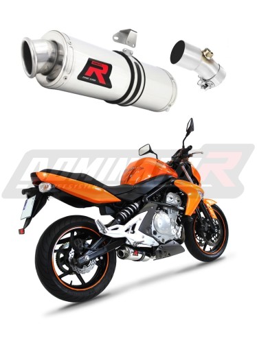 wydech tłumik DOMINATOR Owalny pasujący do motocykla Kawasaki ER - 6 N / F 650 2006 - 2008 6