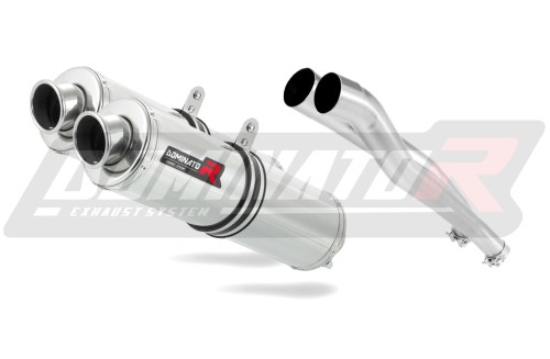 wydech tłumik DOMINATOR Okrągły pasujący do motocykla Kawasaki ZZR 1400 2006 - 2011 3