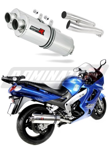 ZZR 1200 EXHAUST Kawasaki Muffler Auspuff Sportauspuff Silencer Echappement Silencieux Scarico Scarichi Escape Wydech Tłumik OVAL 2002 - 2005 Dominator  x