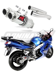 Kawasaki ZZR 1200 2002 - 2005 Terminale di Scarico Marmitta Silenziatore GP1 + dB killer medium