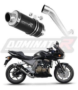 Kawasaki Z750 2004 - 2006 Terminale di Scarico Marmitta Silenziatore GP1 NERO + dB killer medium