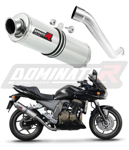 scarico silenziatore DOMINATOR rotondo adatto alla moto Kawasaki Z750 2004 - 2006 6