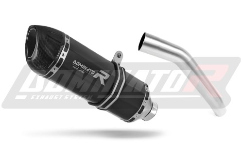 scarico silenziatore DOMINATOR HP1 nero adatto alla moto Kawasaki Z750 2007 - 2012 2