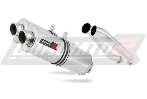 scarico silenziatore DOMINATOR ovale adatto alla moto Kawasaki Z1000 2003 - 2006 3