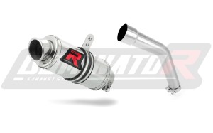 Kawasaki KLE 500 1991 – 2007 Exhaust Silencer Muffler GP1 + dB killer medium