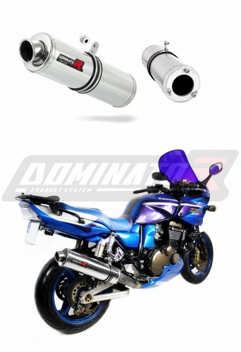 ZRX 1200 EXHAUST Kawasaki Muffler Auspuff Sportauspuff Silencer Echappement Silencieux Scarico Scarichi Escape Wydech Tłumik ROUND 2001 - 2007 Dominator  x