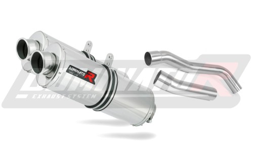 scarico silenziatore DOMINATOR ovale adatto alla moto Kawasaki Z1000 2007 - 2009 3