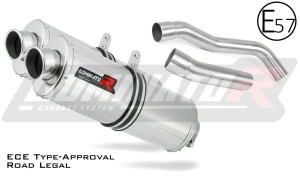 Z1000 Omologato Silenziatore Scarico OVAL 2007 - 2009