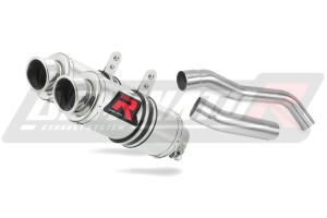 Kawasaki Z1000 2007 - 2009 Terminale di Scarico Marmitta Silenziatore GP1 + dB killer medium