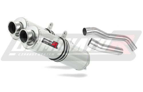 scarico silenziatore DOMINATOR rotondo adatto alla moto Kawasaki Z1000 2007 - 2009 3