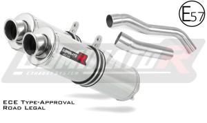 Z1000 Omologato Silenziatore Scarico TONDO 2007 - 2009