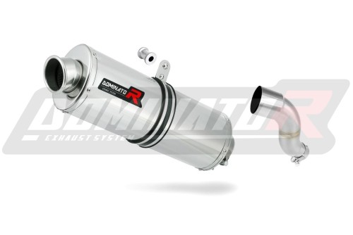 scarico silenziatore DOMINATOR ovale adatto alla moto Kawasaki ZX3R ZX 300R  4