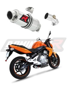 Kawasaki ER - 6 N / F 650 2009 - 2011 Terminale di Scarico Marmitta Silenziatore GP1 + dB killer medium