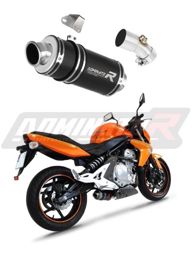 exhaust muffler DOMINATOR GP1 BLACK fits to Kawasaki ER  6 N / F 650 2009  2011 6