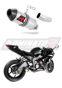 Kawasaki ZX6R 636 2009 - 2024 Low Level Terminale di Scarico Marmitta Silenziatore HP3 + dB killer medium