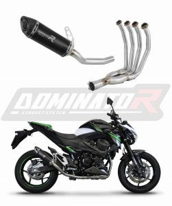 Kawasaki Z800 2013 - 2016 Impianto di scarico Collettori Marmitta Silenziatore HP8 NERO + dB killer medium