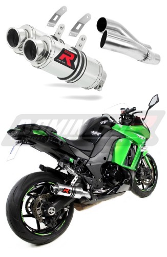DOMINATOR Marmitta GP1 Per Suzuki DL 1000 V-Strom (2014-2016): Silenziatore In Acciaio Inox - 2