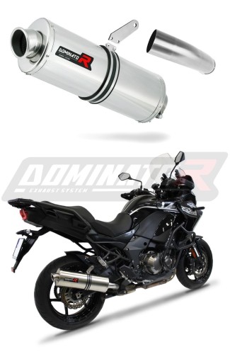 scarico silenziatore DOMINATOR ovale adatto alla moto Kawasaki VERSYS 1000 2019 - 2024 5