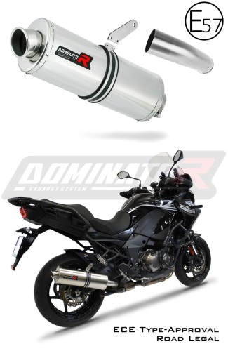scarico silenziatore DOMINATOR omologato OVAL adatto alla moto VERSYS 1000 2019 - 2024 8