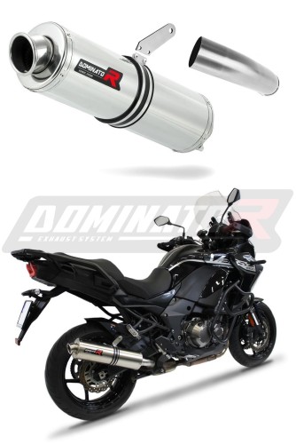 scarico silenziatore DOMINATOR rotondo adatto alla moto Kawasaki VERSYS 1000 2019 - 2024 5
