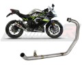 Ninja 125 Z125 Exhaust Kawasaki Cat Eliminator DECAT Header Head pipe Linkpipe Downpipe collector manifold DOMINATOR x