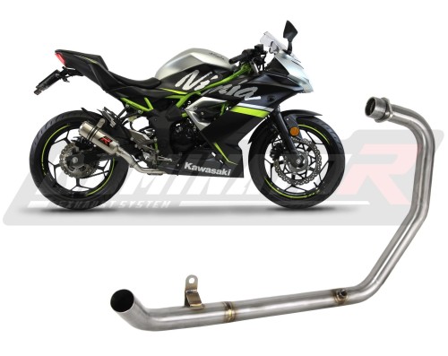 collettore di scarico DOMINATOR  adatto alla moto Ninja 125 / Z125 2019 - 2023 5