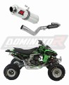 impianto di scarico completo con silenziatore DOMINATOR Full System GP1 adatto alla moto Kawasaki KFX 450 2008 - 2014 6