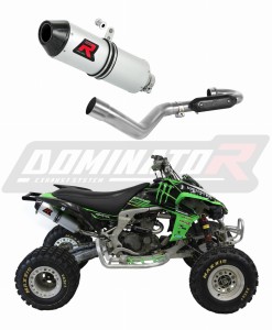 Kawasaki KFX 450 2008 - 2014 Impianto di scarico Collettori Marmitta Silenziatore MX2 + dB killer medium