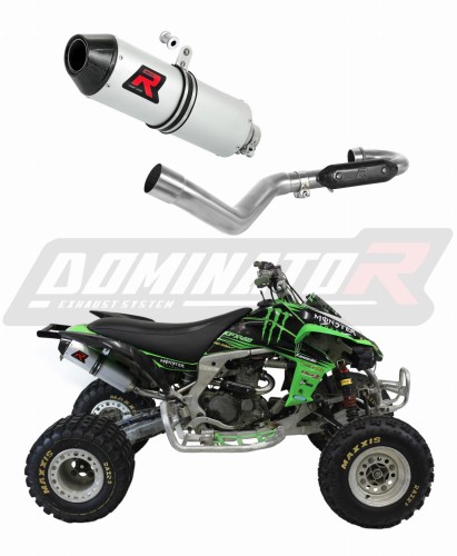 complete exhaust system with muffler DOMINATOR Full System MX2 fits to Kawasaki KFX 450 2008  2014 6