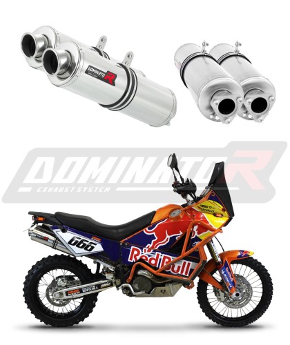 exhaust muffler DOMINATOR ROUND fits to KTM 990 Adventure 2007  2012 6