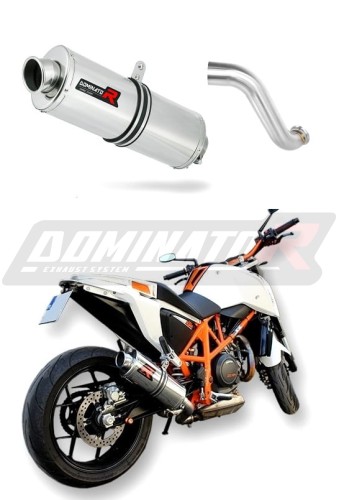 scarico silenziatore DOMINATOR ovale adatto alla moto KTM 690 Duke 2012 - 2018 5