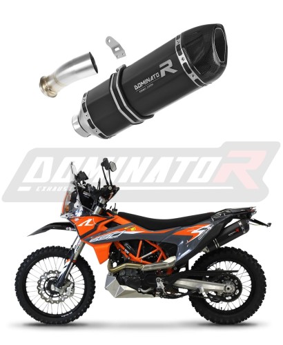 exhaust muffler DOMINATOR HP1 BLACK fits to KTM 690 ENDURO R 2019  2020 7