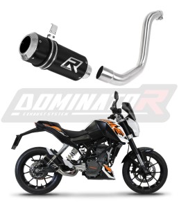KTM 125 Duke 2012 - 2016 Terminale di Scarico Marmitta Silenziatore GP NERO + dB killer medium