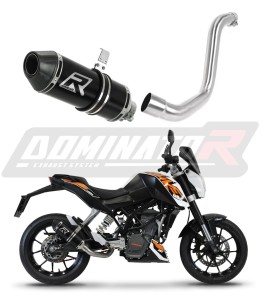 KTM 125 Duke 2012 - 2016 Terminale di Scarico Marmitta Silenziatore HP3 NERO + dB killer medium