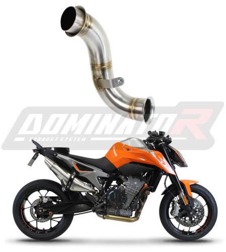 decat silenziatore centrale DOMINATOR Mid Pipe adatto alla moto 790 DUKE 2018 - 2023 7
