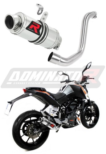 scarico silenziatore DOMINATOR GP1 adatto alla moto KTM 200 Duke 2011 - 2016 5