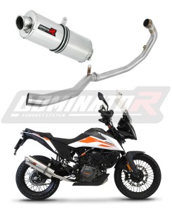 KTM 390 Adventure 2020 - 2023 Full Exhaust System Collector Silencer OV + dB killer medium