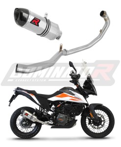KTM 390 Adventure 2020 - 2024 Impianto di scarico Collettori Marmitta Silenziatore HP1 + dB killer medium