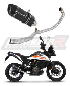 KTM 390 Adventure 2020 - 2024 Impianto di scarico Collettori Marmitta Silenziatore HP1 NERO + dB killer medium