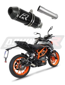 KTM 390 Duke 2021 - 2023 Terminale di Scarico Marmitta Silenziatore HP3 NERO + dB killer medium