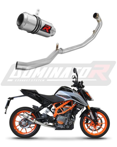 KTM 39 DUKE 2021 -2022  Full  Exhaust System  Muffler Auspuff Sportauspuff Silencer Echappement Silencieux Scarico Scarichi Escape Collector Manifold Wydech Tłumik GP DOMINATOR x
