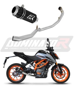 KTM 390 Duke 2021 - 2023 Impianto di scarico Collettori Marmitta Silenziatore GP NERO + dB killer medium