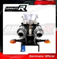 FZ6 FAZER S2 Yamaha Exhaust Muffler Auspuff Sportauspuff Silencer Echappement Silencieux Scarico Escape Carbon Tip HP3 2007 – 2010 Dominator 6